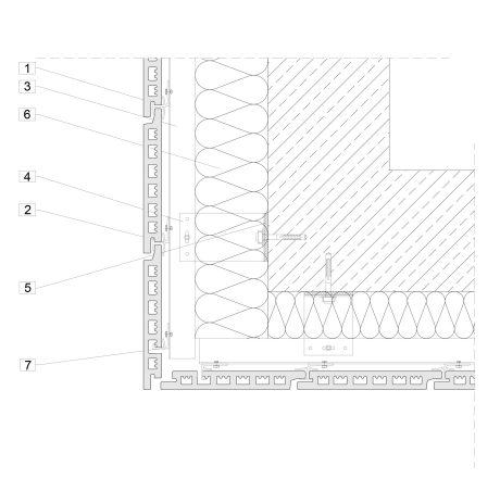 Argeton deteil Facade ceiling