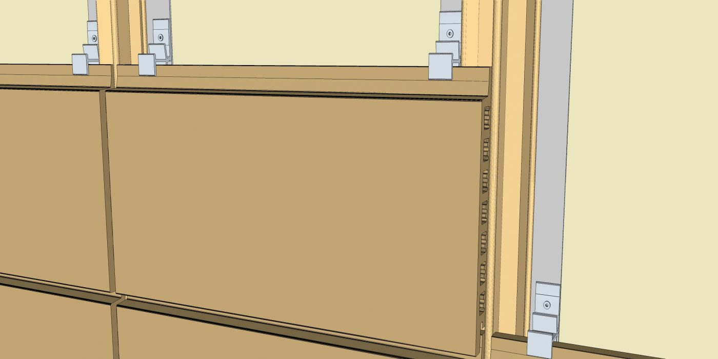 Argeton Vertical Construction Installation of middle tile rows with middle clips