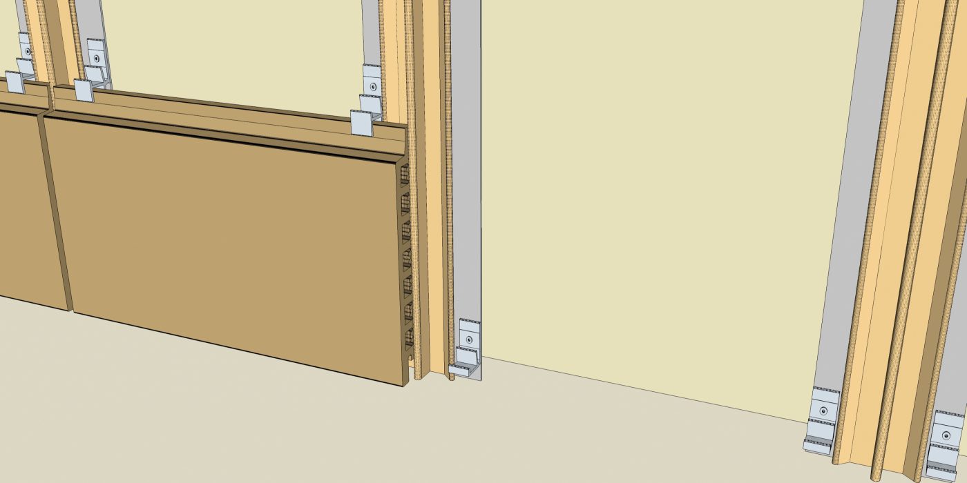 Argeton Vertical Construction Installation of the bottom tile row