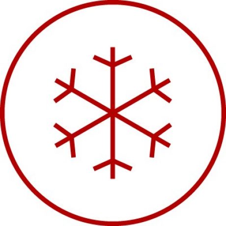 Weather icon for winter, cold, cool, frost, ice, snow