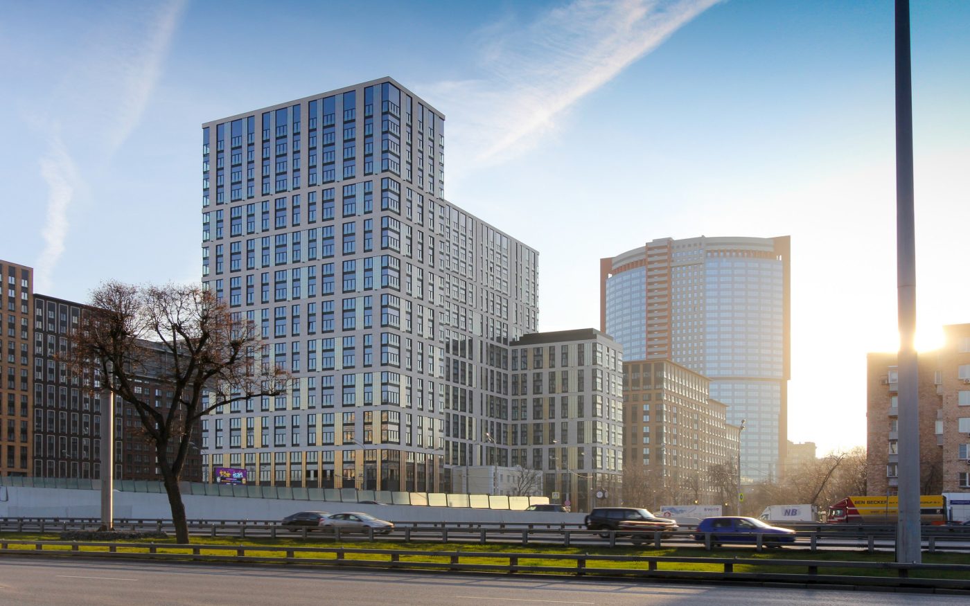 Reference project in Moscow, Russia build with Argeton cladding 