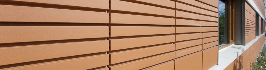 Health and social center. 8 Rue François Mitterand, 71300 Montceau-les-Mines. Bardage Argeton, Tampa rouge saumon, Terzo rouge saumon, Barro rouge saumon